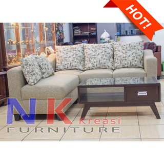 Sofa Kursi Ruang Tamu L sudut ELEGAN Minimalis mewah Sofa Kursi Ruang Tamu L sudut ELEGAN Minimalis mewah