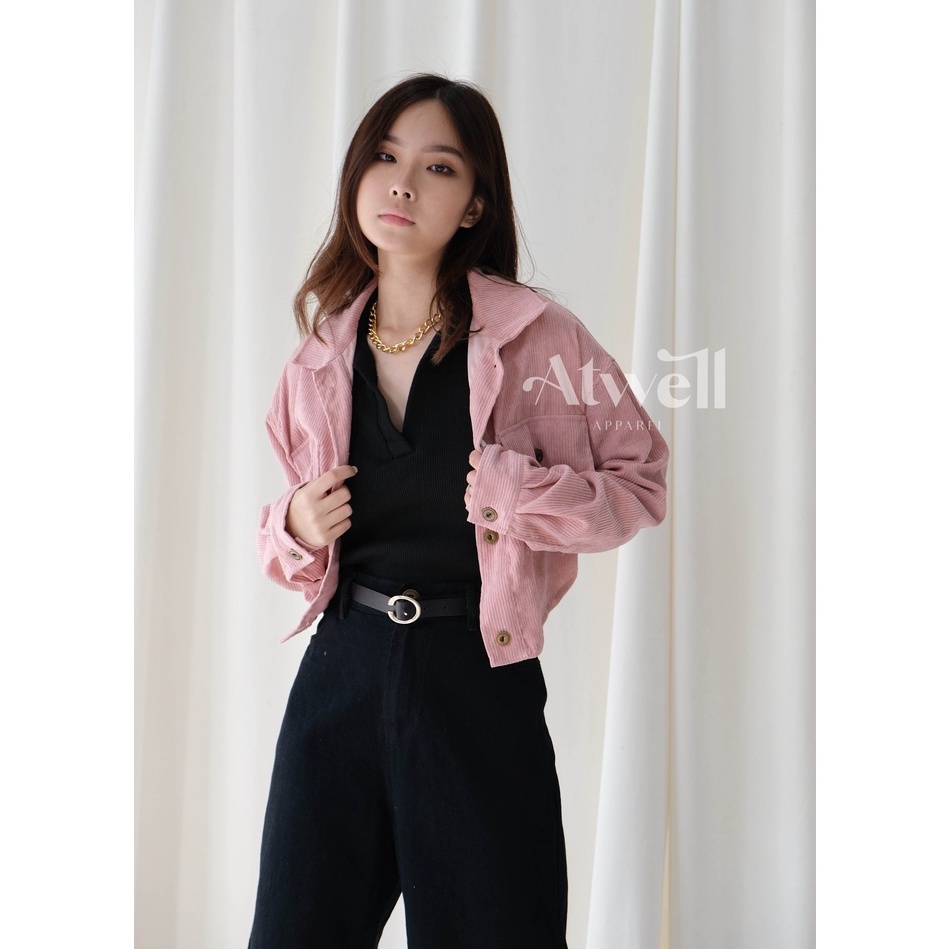 Moza Crop Corduroy Outer