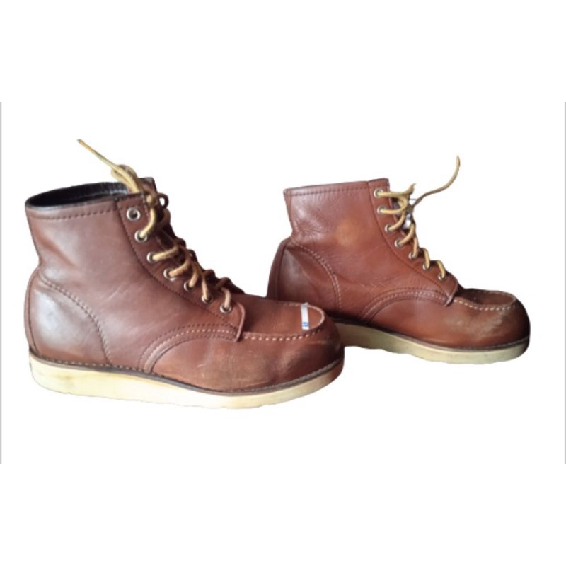 sepatu kulit boot boots regal country 37/38
