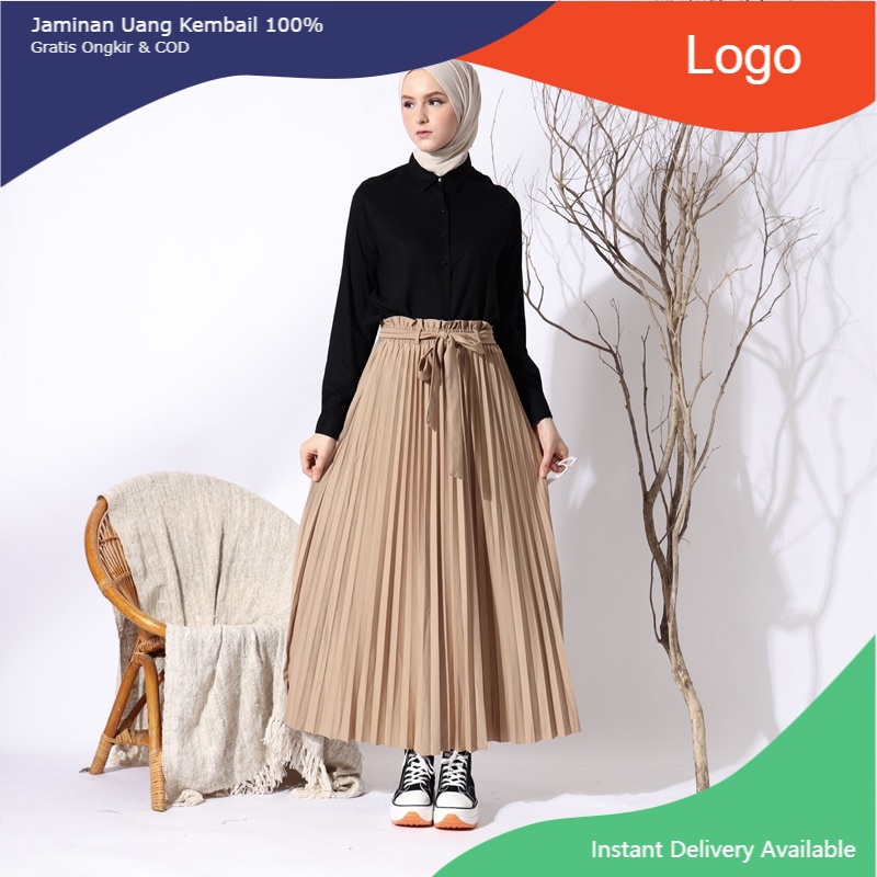 ZR FASHION 99 Rok polos prisket pita / tali  Zr fashion