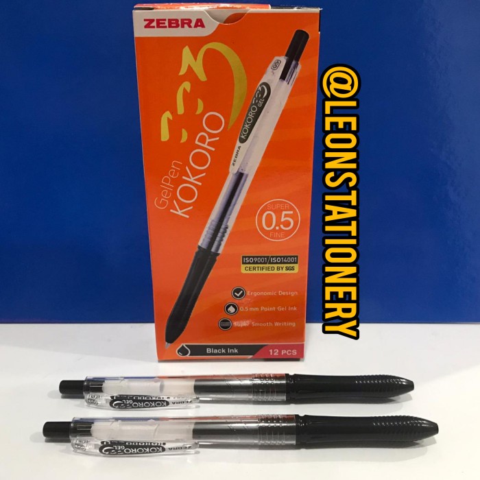 

Terbatas Pulpen Kokoro Hitam Diskon