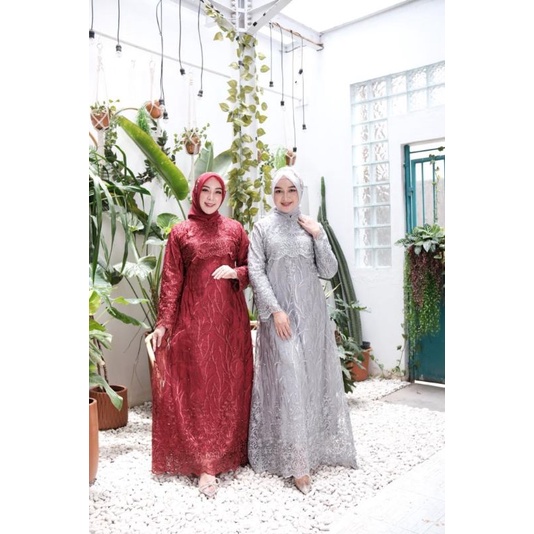 Uni Kebaya Rampel / Gamis Pesta / Galery Kebaya Ferrymena / Gamis  Terbaru
