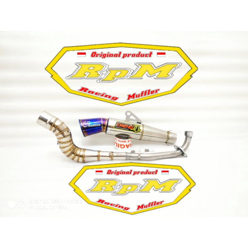 Knalpot Daeng Sai4 Cobra Jupiter z - Vega r - Vega ZR