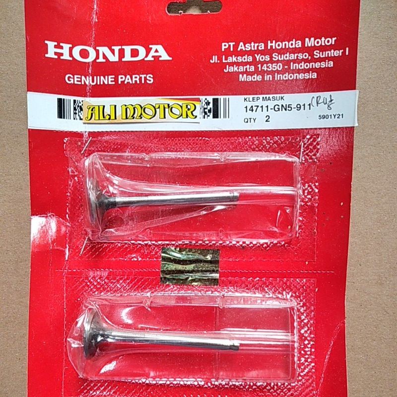Klep in masuk supra gran legenda fit new prima supra x 14711-GN5-911 ori AHM