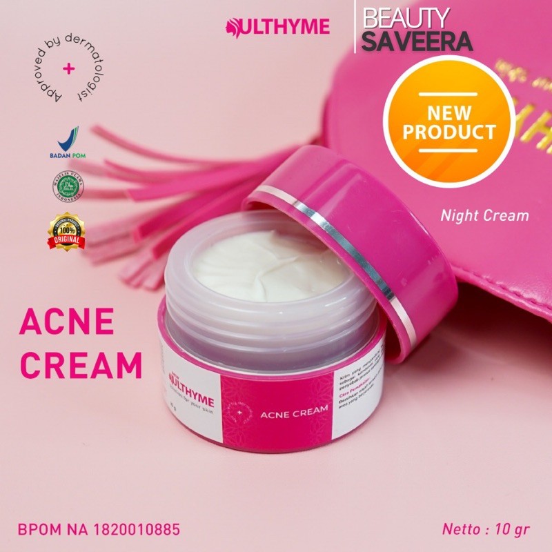 Night Cream Acne Skinmedis / Night Cream Acne Booster Overnight