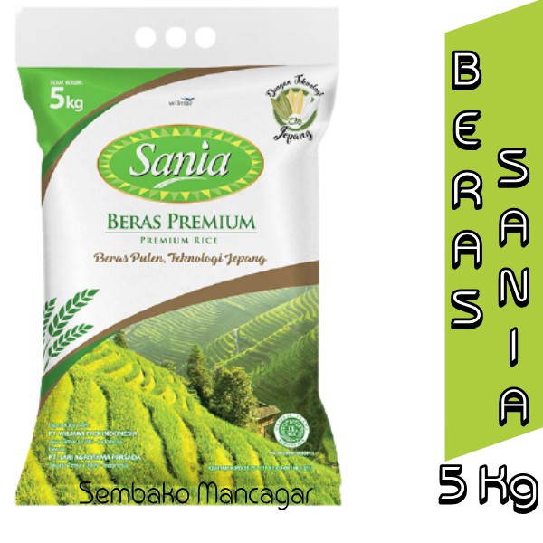 

Sania Beras Premium 5 KG/ Beras pulen