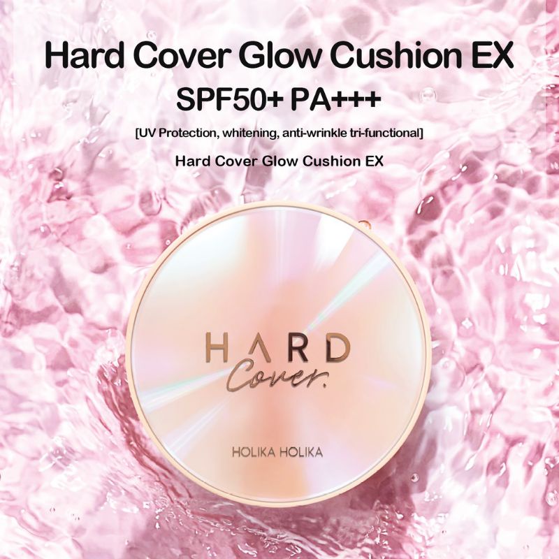 Holika Holika Hard Cover Glow Cushion EX SPF 50+,PA+++ preloved