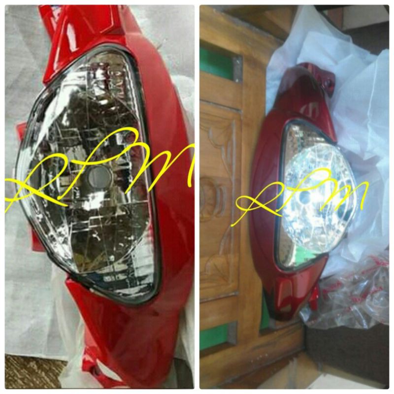 batok plus lampu depan Mio sporty lama