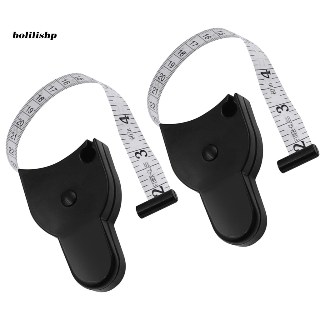 &lt;Bolilishp&gt; Dual Side Print Waist Measure Tape Soft Good Accuracy Waist Body Tape Multi-use for Home