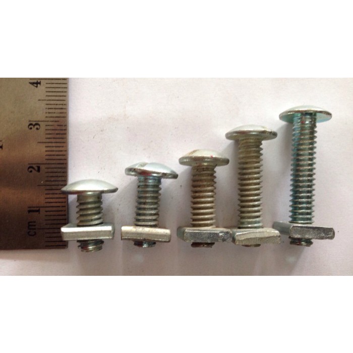 Baut seng / Baud Seng 1/4 x 1"