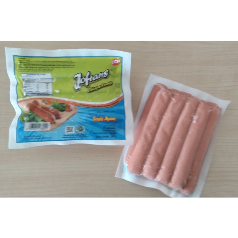 

sosis ayam jofrans 300gr (isi 10pcs)