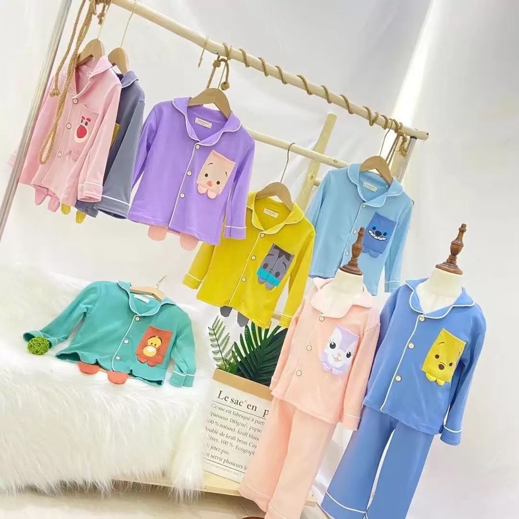 Baju Tidur set Anak | Piyama Set Disney