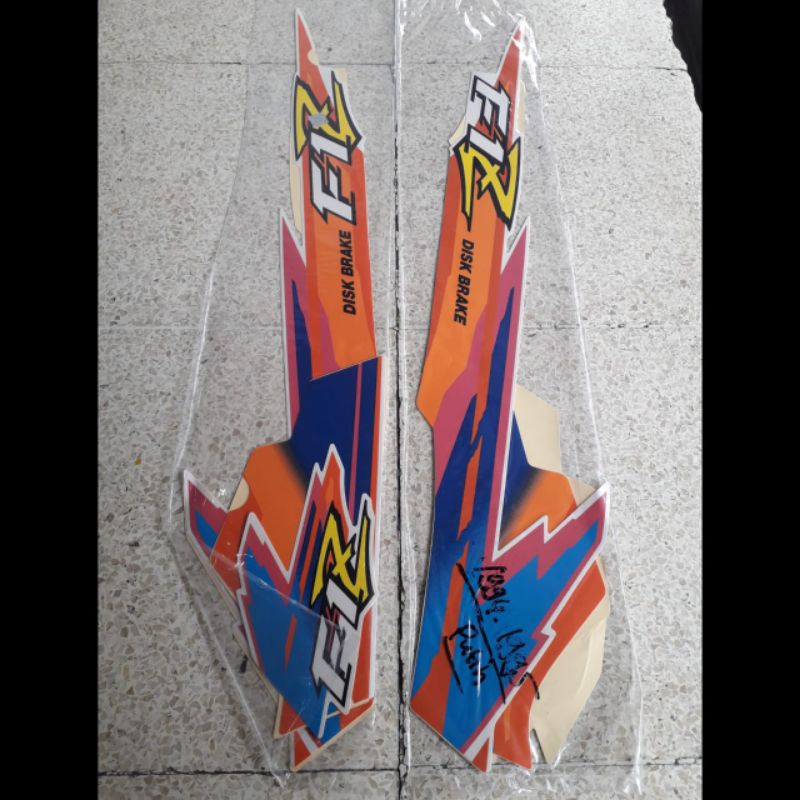 striping f1z 1994 / striping f1z 1994 putih / striping f1z albino / sticker f1z 1994 / sticker f1z 1
