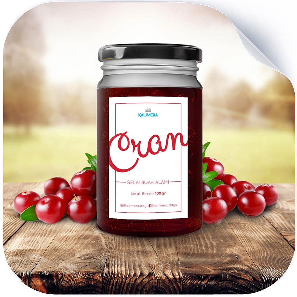 

Kalimera® Cranberry Jam (Selai Cranberry)
