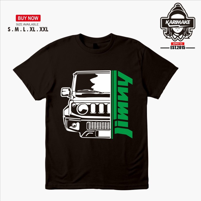 Murah Kaos Baju Mobil Suzuki ALL NEW JIMNY FV Kaos Otomotif - Karimake Elegan