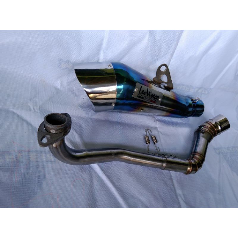 Leovince cobra biru untuk motor AEROX full set