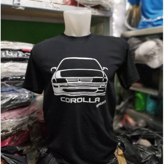 Kaos Sablon Mobil COROLLA GREAT