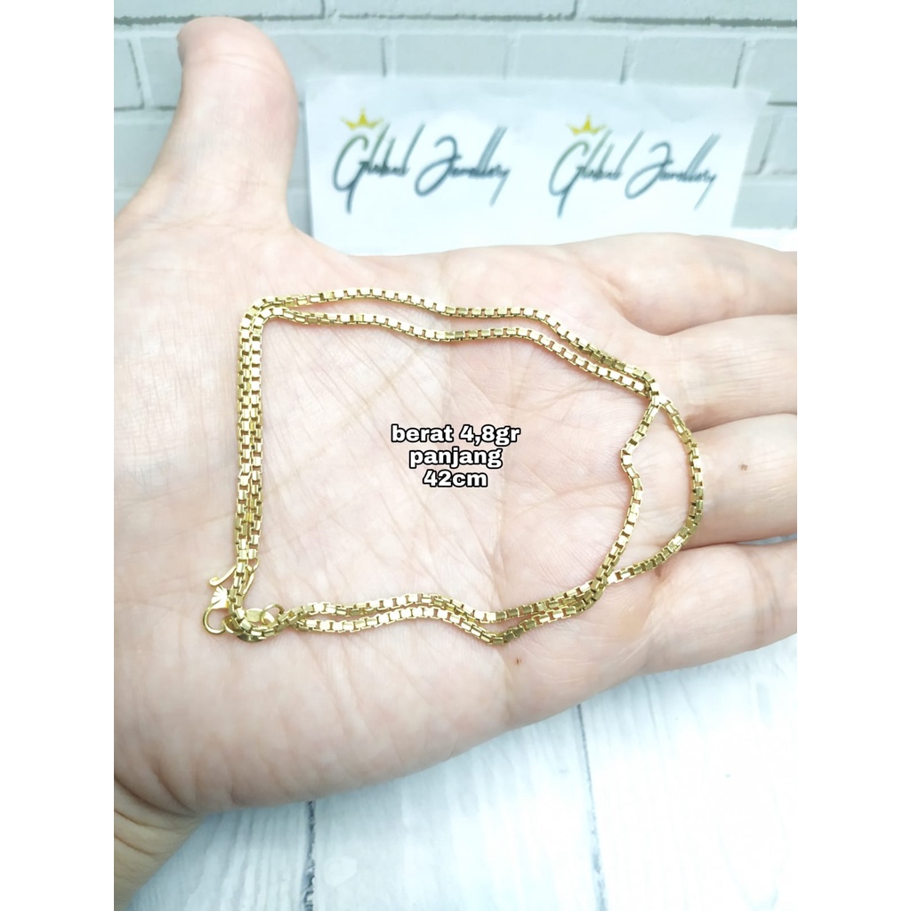 KALUNG ITALY GOLD PERAK ASLI S925 GLOBAL JEWELLERY CM010