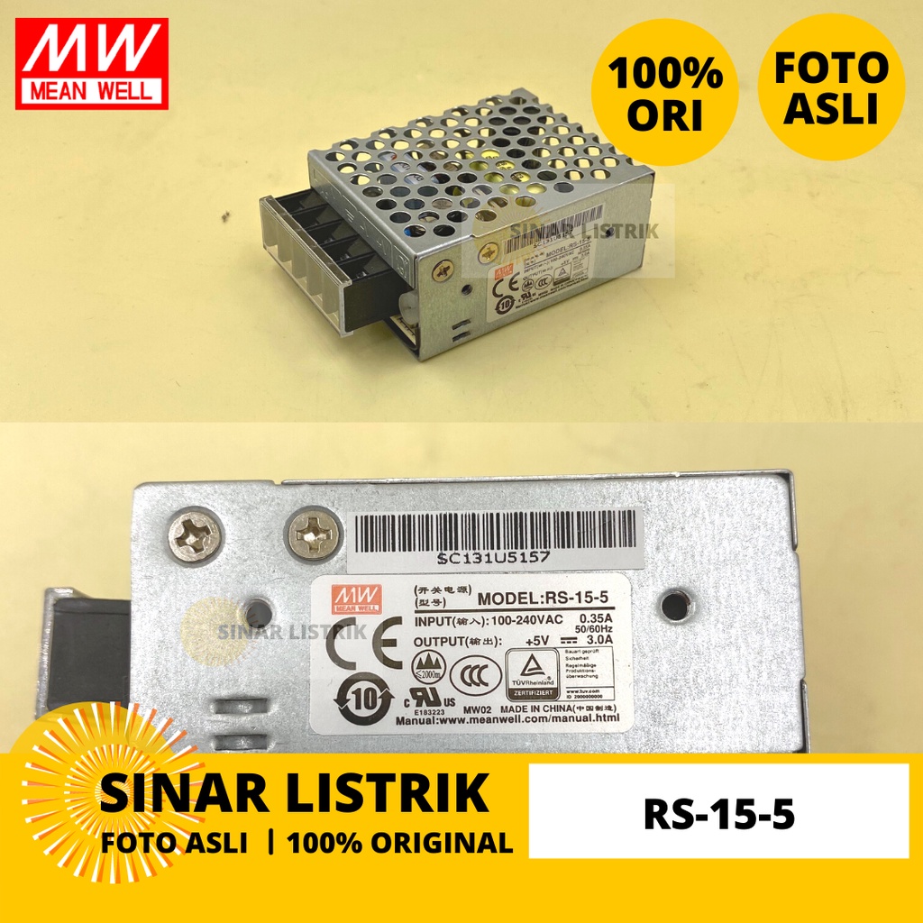Mean Well RS-15-5 Power Supply