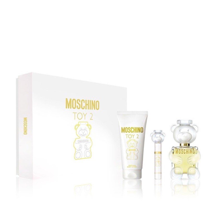 MOSCHINO TOY 2 GIFT SET ISI 3 WITH TRAVEL SPRAY