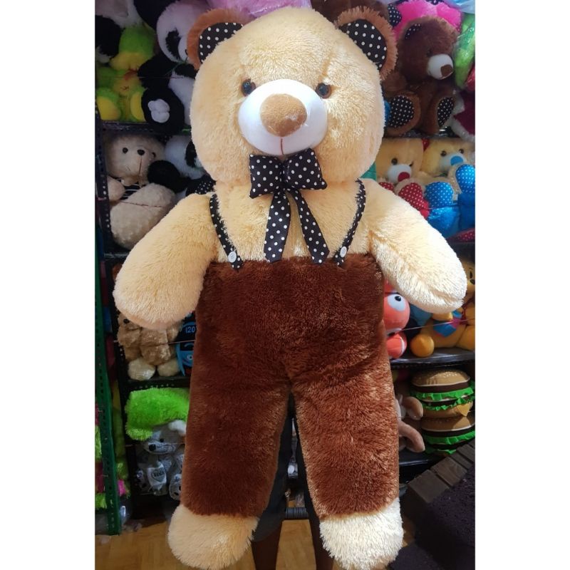 BONEKA BERUANG TEDDY BEAR LOVE PINK JUMBO BESAR MAINAN