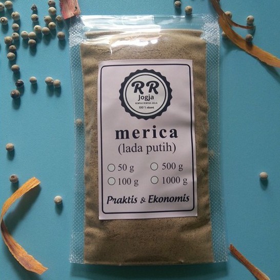 

Lada Putih bubuk/ Merica bubuk/ White Papper / Rempah / Kwalitas Premium