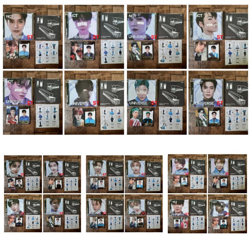 NCT 2021 UNIVERSE ALBUM JEWEL VERSION SET MEMBER Taeil Johnny Taeyong Yuta Kun Doyoung Ten Jaehyun J