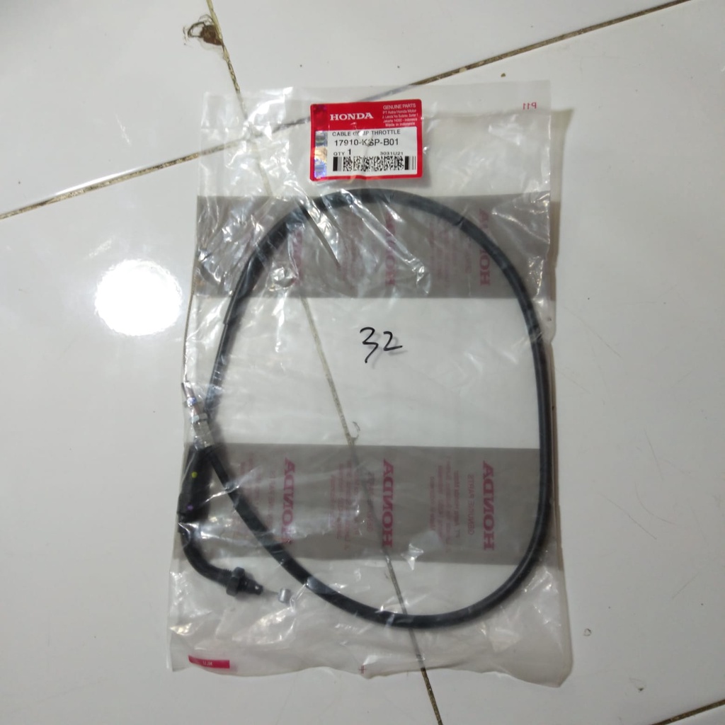 Kabel Gas Cable Comp Throttle Honda Mega Pro Mono 17910 KSP B01