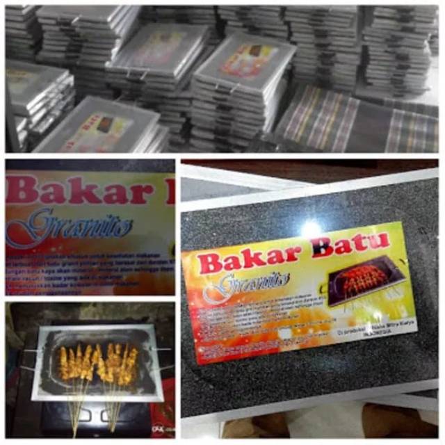 BATU BAKAR GRANITO / BAKAR BATU ALAT PANGGANG SEHAT / GRILLER