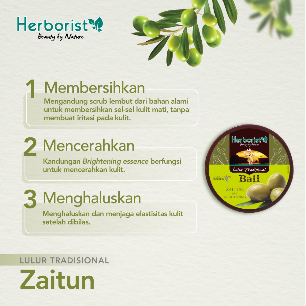 HERBORIST LULUR TRADISIONAL BALI