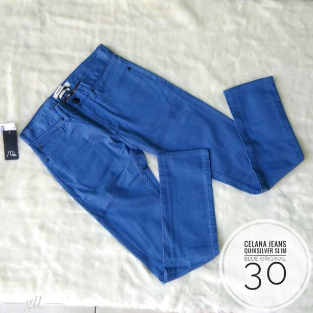 Celana Jeans Quiksilver Biru Original murah