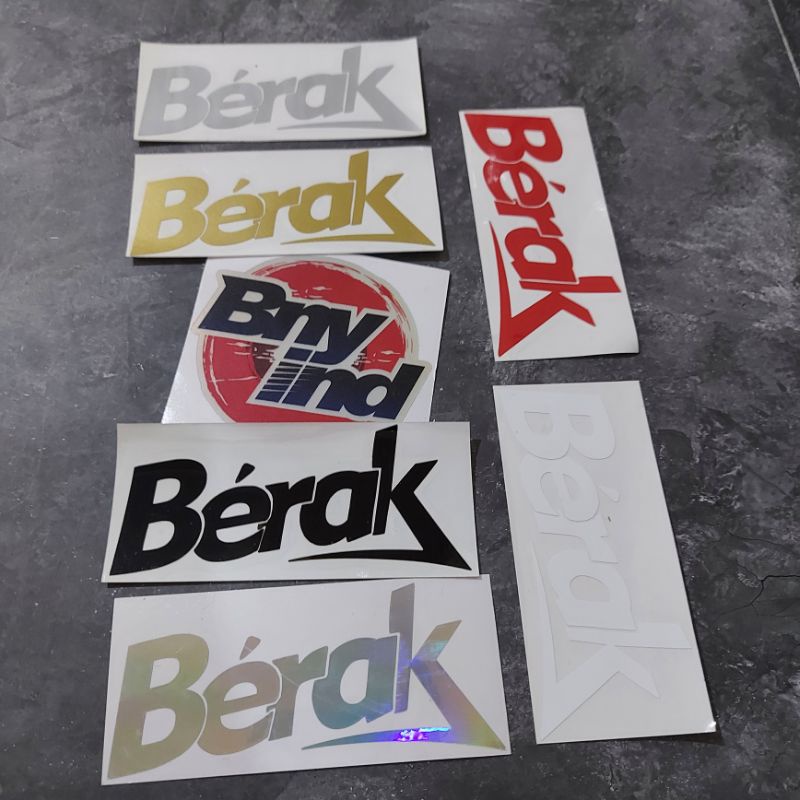 STICKER BERAK CUTTING