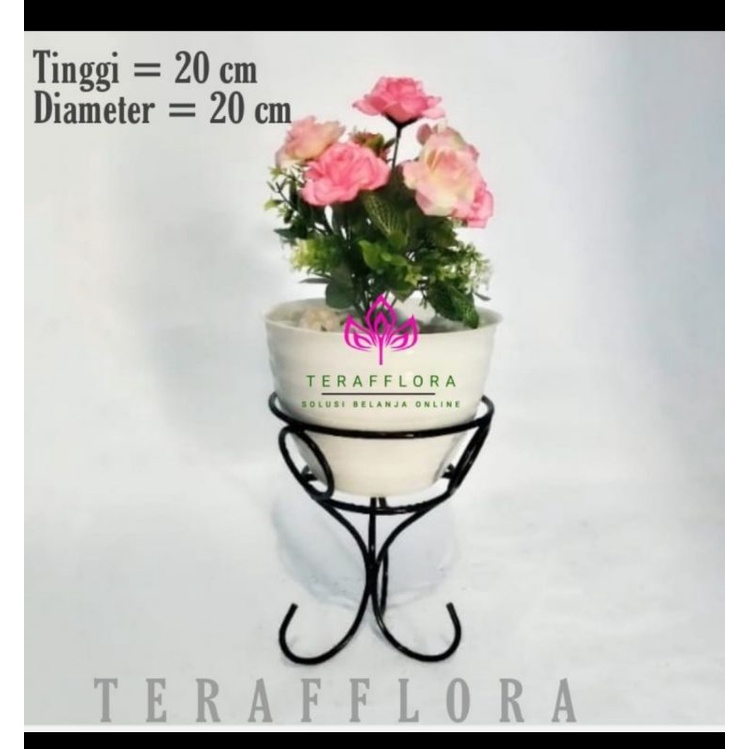 STANDING RAK POT MINIMALIS MODEL PIALA