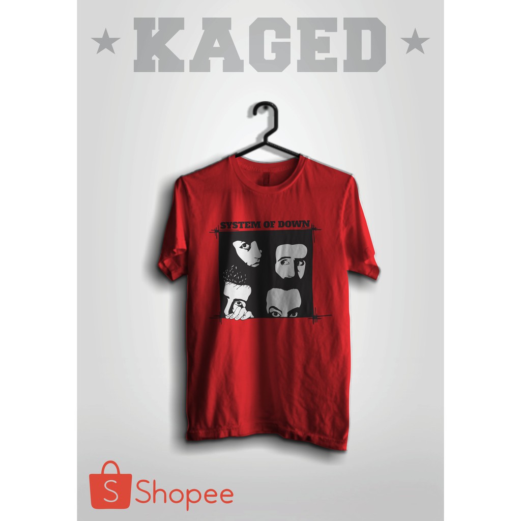 KAOS BAND SYSTEM OF DOWN KAOS SYSTEM OF DOWN KAOS SISTEM OF DOWN KAOS BAND LUAR  #WARNAMERAH