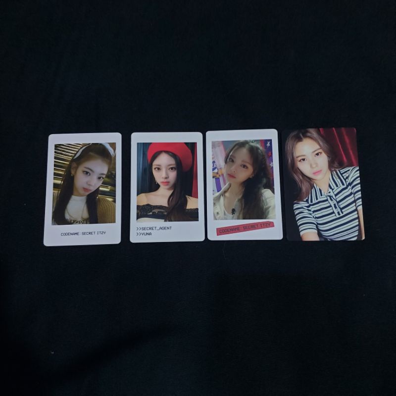 ITZY CSI TC TRADING CARD POLA KONSEP RYUJIN YUNA LIA CODENAME SECRET ITZY