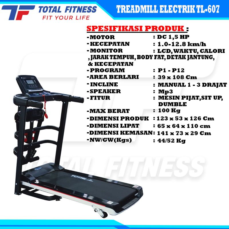 Treadmill Electric TL-607