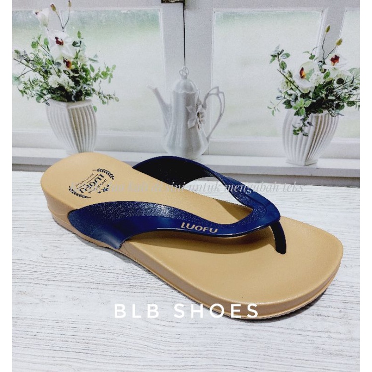 Terbaru Luofu E7161-SM5W,sendal jepit wanita nyaman dan Empuk