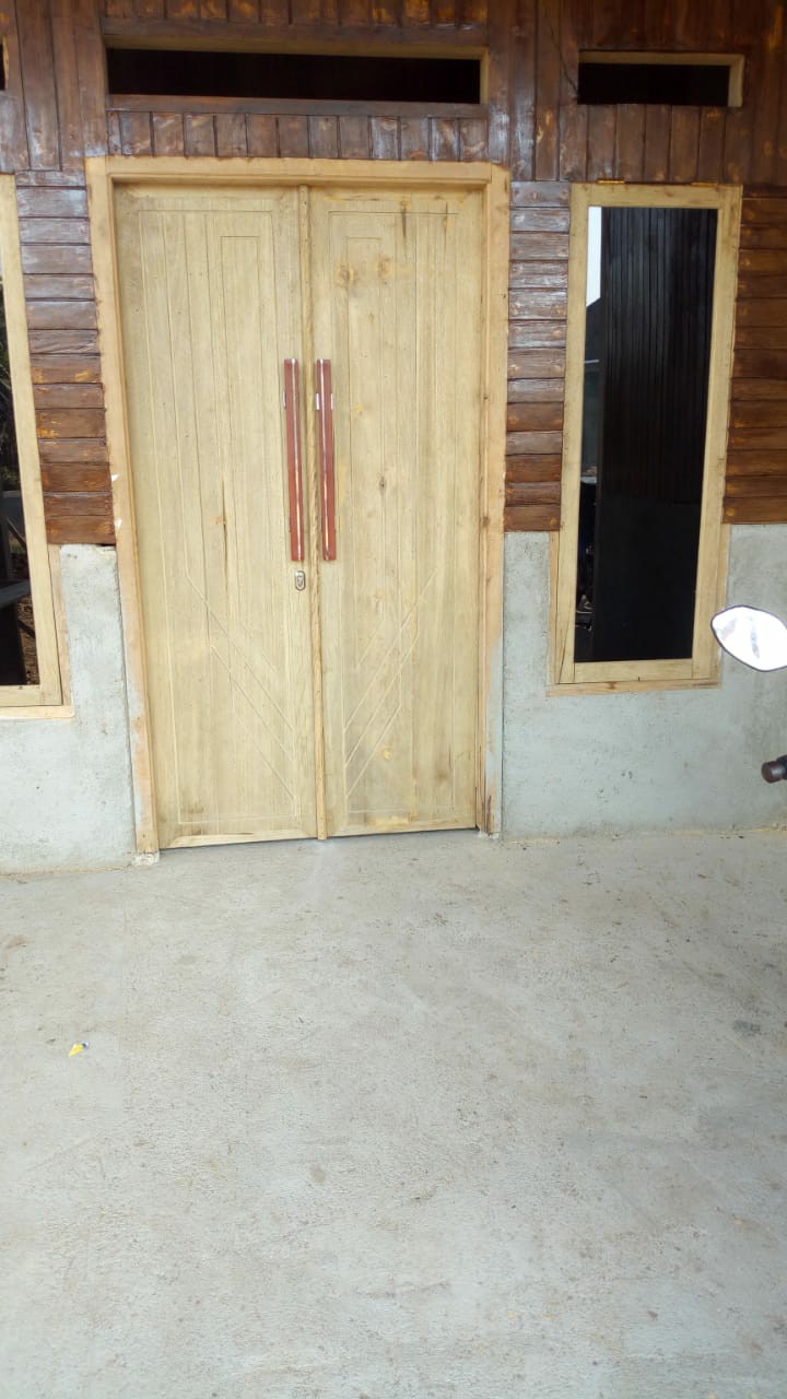 Handle Pintu Rumah 45 Cm Gawang Black Hitam Natural Kyu Tarikan Pintu Kotak Gagang Pintu Kunci Pintu