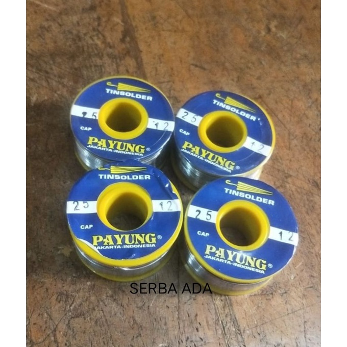 Timah Solder 1,2 mm - Timah Solder Cap payung 1 kg 4 pcs