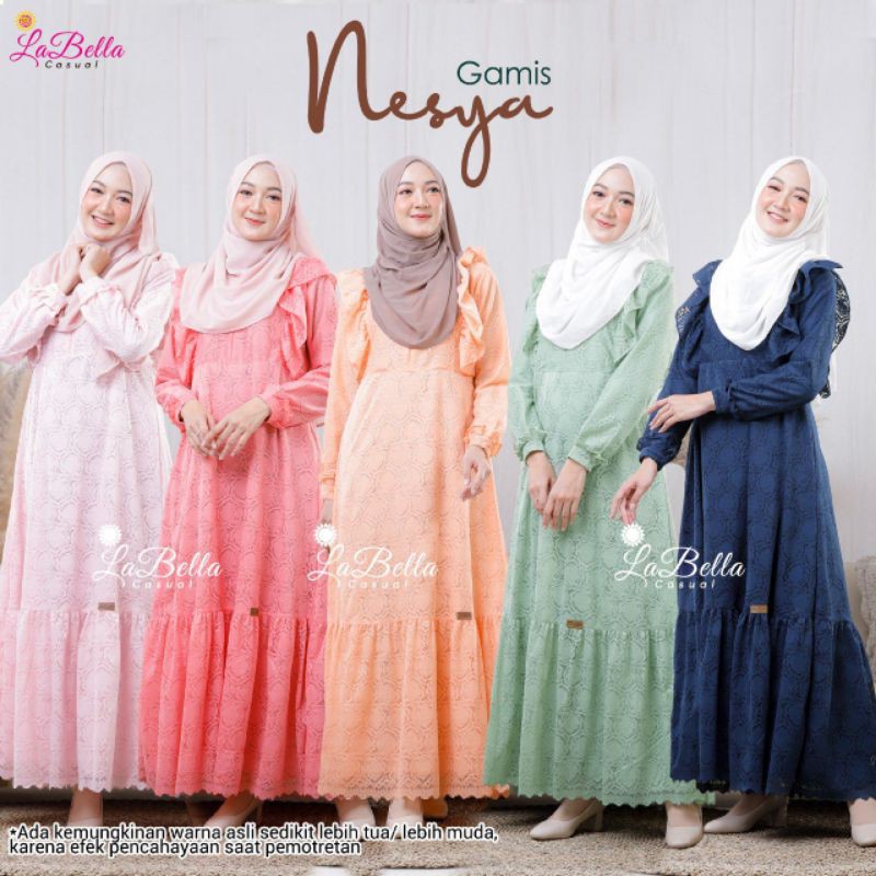 Gamis Brukat Murah NESYA by Labella