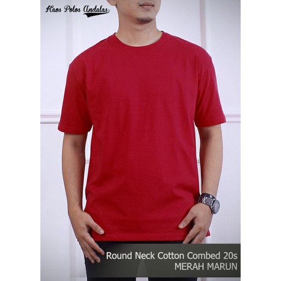 KAOS POLOS COTTON COMBED 20S LENGAN PENDEK  SERI WARNA 4