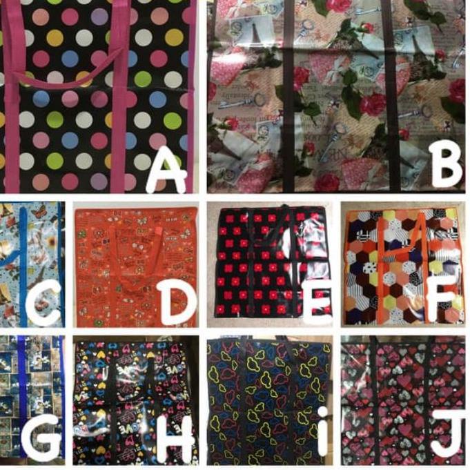 DISCOUNT  7.7 Tas Karung Plastik Jumbo Mudik Pindahan Penyimpanan Barang Baju Pakaian Pulkam Tas Tra