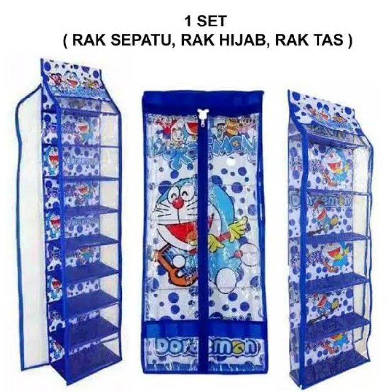 RAK SET HBO 3 IN 1 ( RAK SEPATU,RAK TAS,RAK HIJAB )/RAK GANTUNG SET