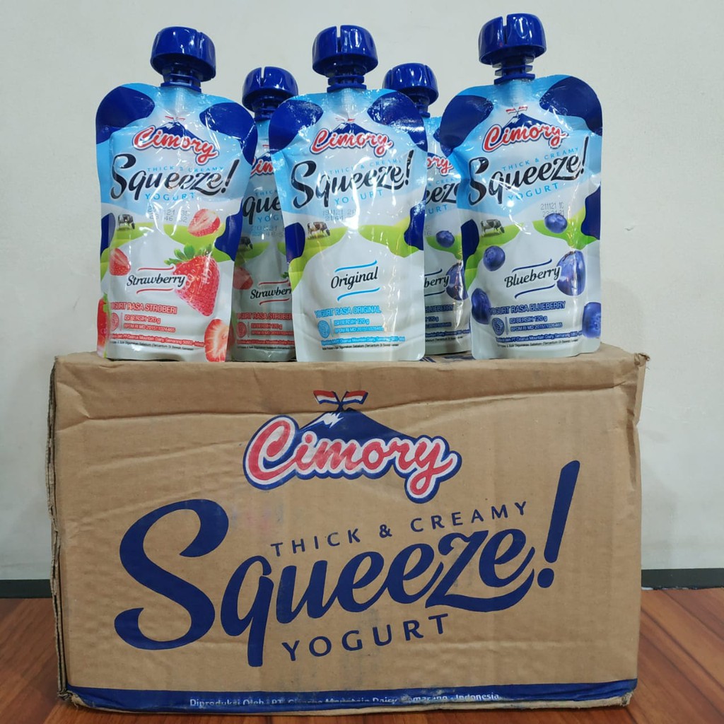 

CIMORY Squeeze Yogurt Pouch 120gr (1 karton)