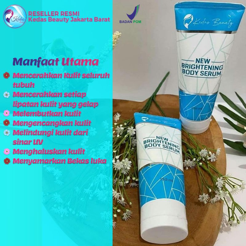 KEDAS BEUTY NEW BODY SERUM DAPAT FREE MASKER WAJAH
