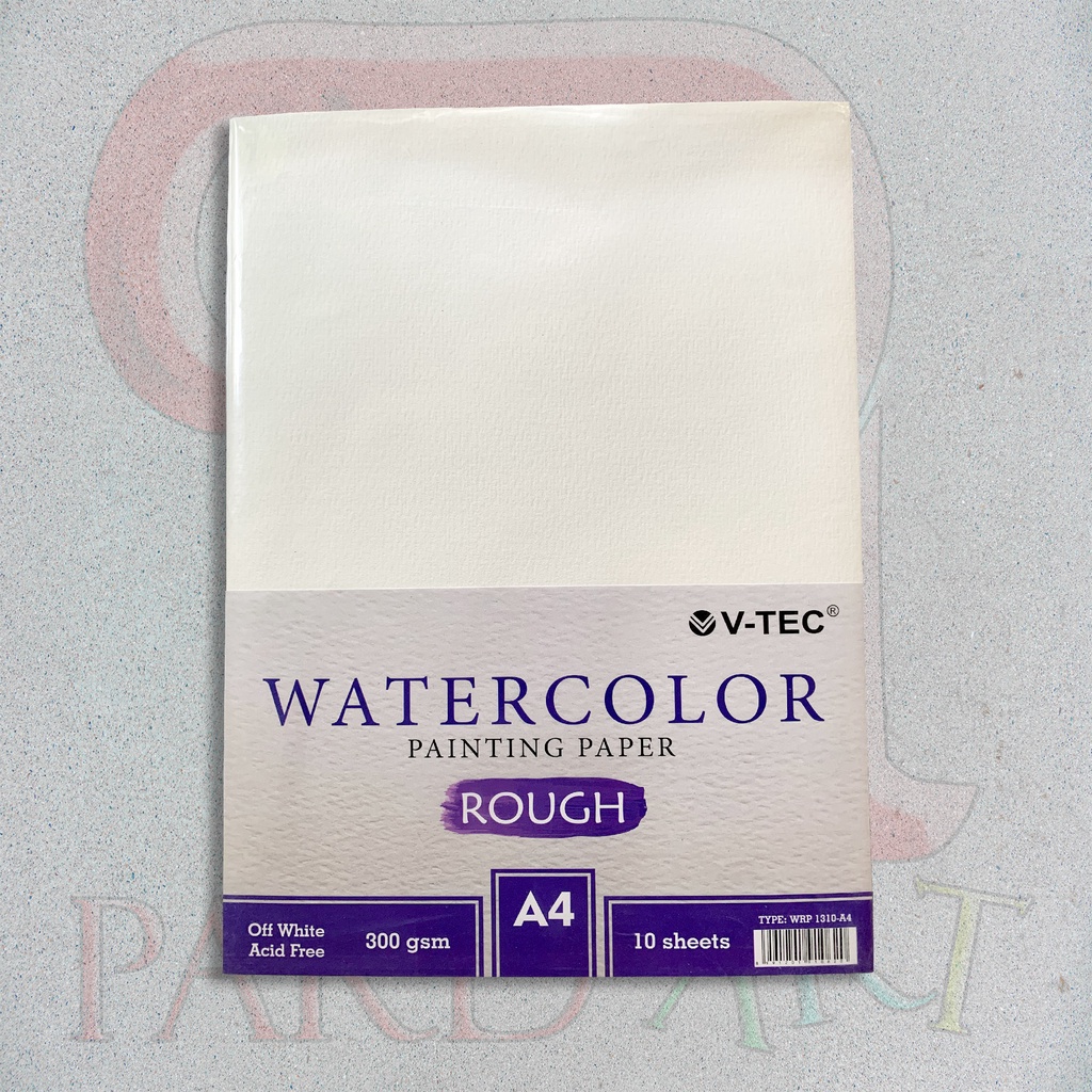 

Watercolor Paper / Kertas Cat Air / V-Tec Kertas Cat Air / Rough