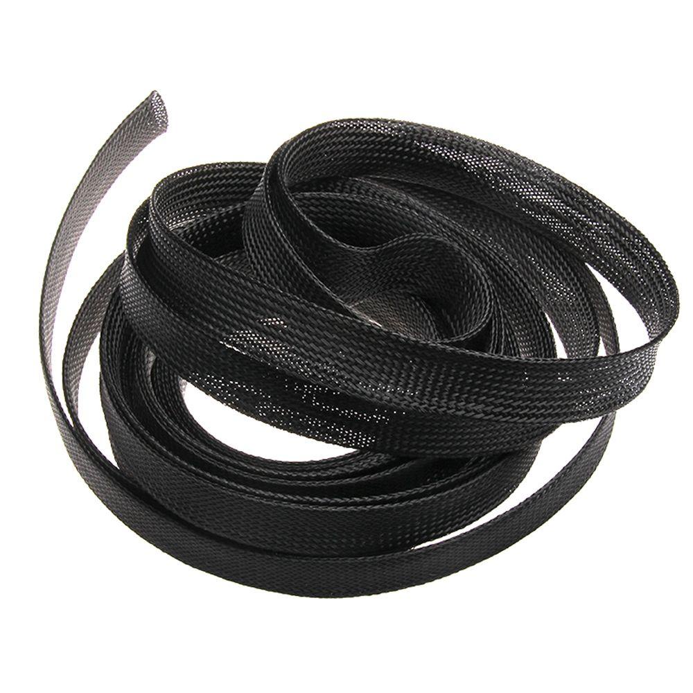 Top5/10m Cable Sleeve Expandable Braided Highdencity Cord Winder