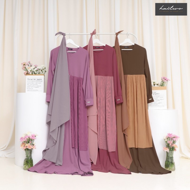 Gamis Syari Haitwo CRESEDIA 018 Fashion Muslim