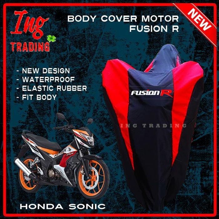 Body Cover Motor Honda Sonic / Sarung Motor Sonic / Cover Motor Sonic