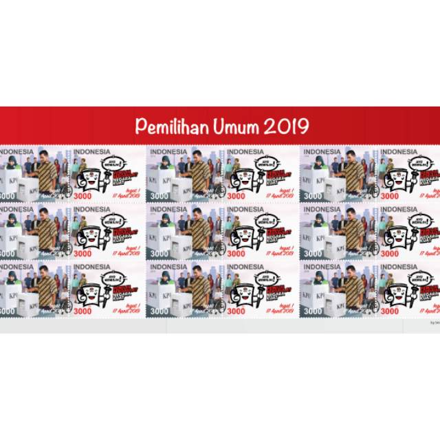 

Full Sheet Perangko Indonesia Serie Pemilu 2019
